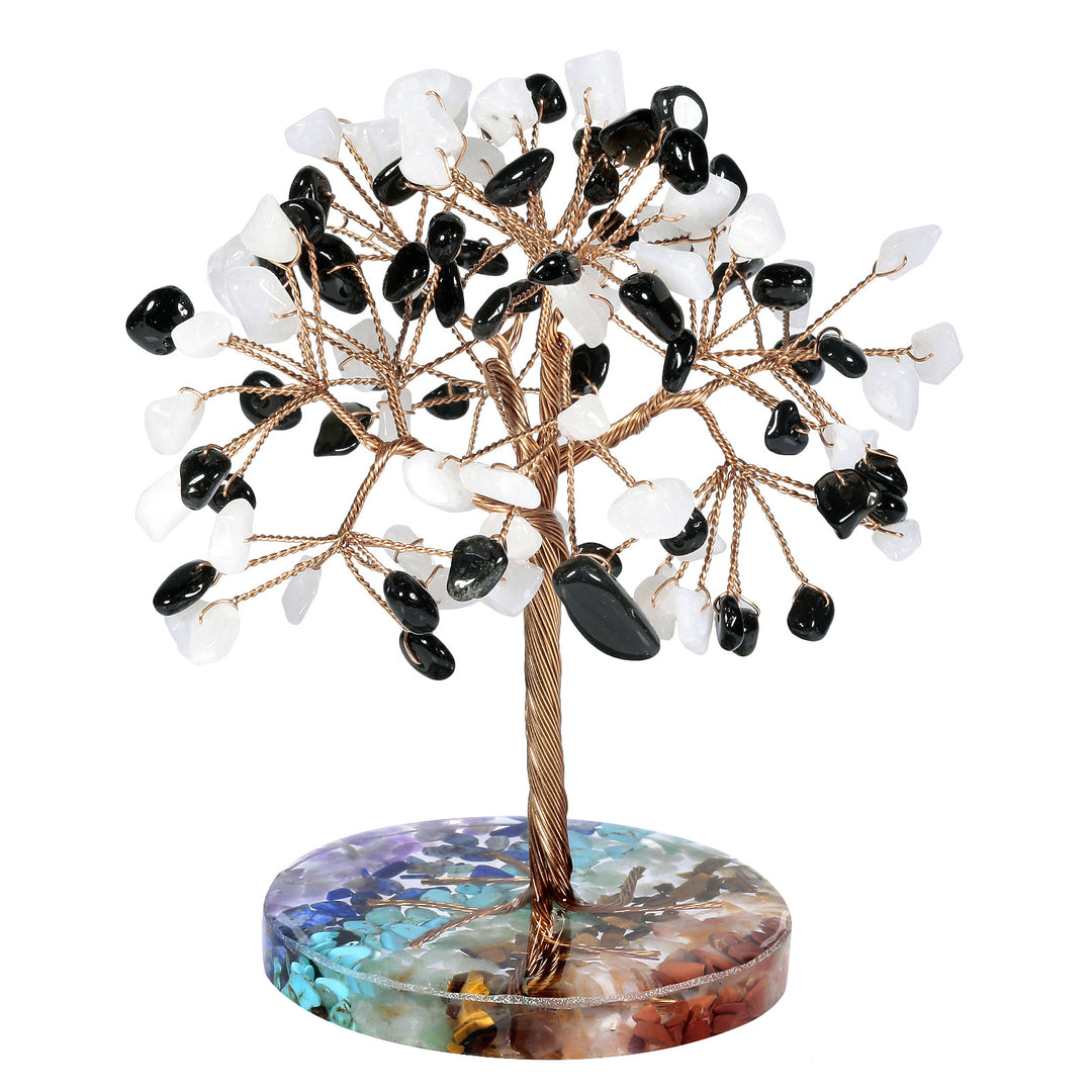 Ghiaia di chakra Olivenorma con base rotonda Feng Shui Tree
