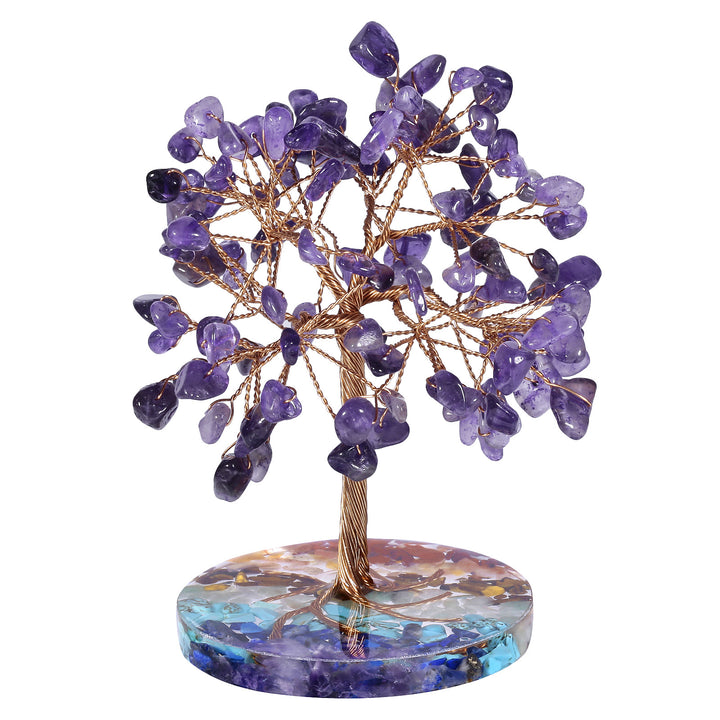 Ghiaia di chakra Olivenorma con base rotonda Feng Shui Tree