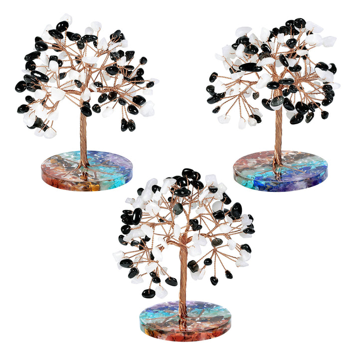 Ghiaia di chakra Olivenorma con base rotonda Feng Shui Tree
