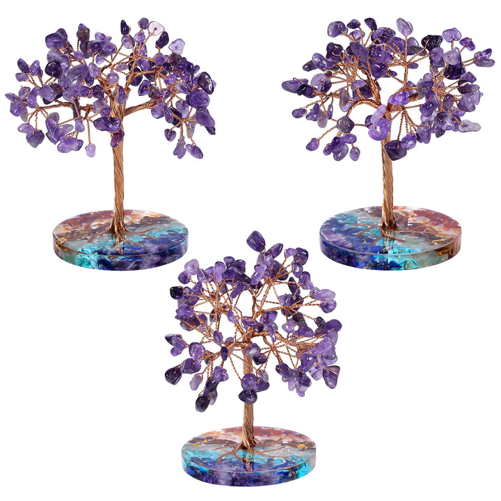 Ghiaia di chakra Olivenorma con base rotonda Feng Shui Tree