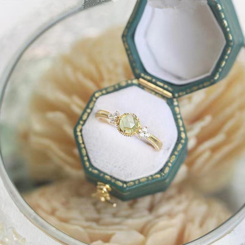 Anello di fidanzamento con promessa di peridoto naturale Olivenorma - Peridoto - image 0