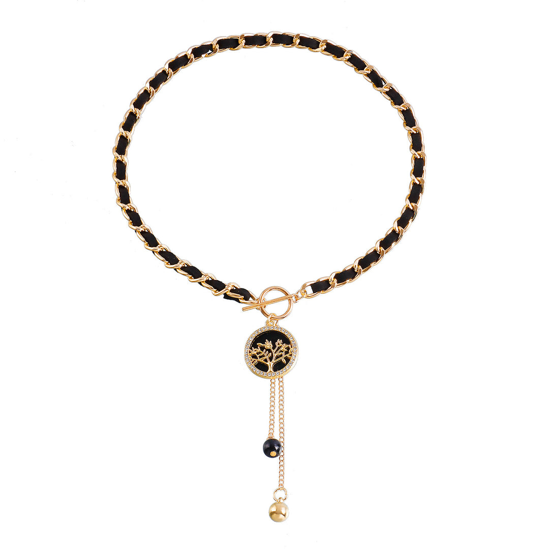 Collana girocollo in velluto nero Olivenorma