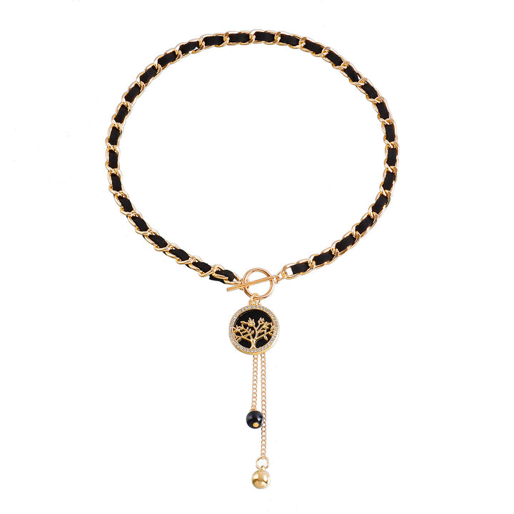 Collana girocollo in velluto nero Olivenorma