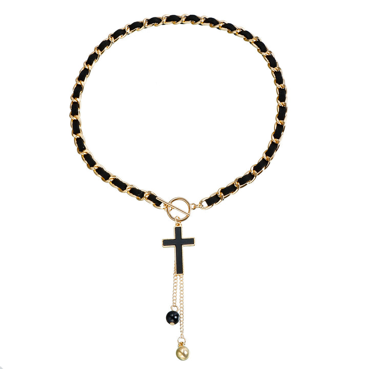 Collana girocollo in velluto nero Olivenorma