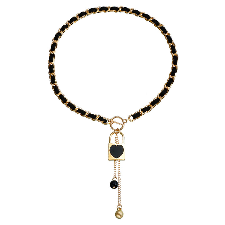 Collana girocollo in velluto nero Olivenorma