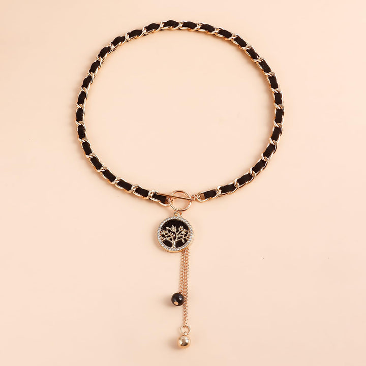 Collana girocollo in velluto nero Olivenorma