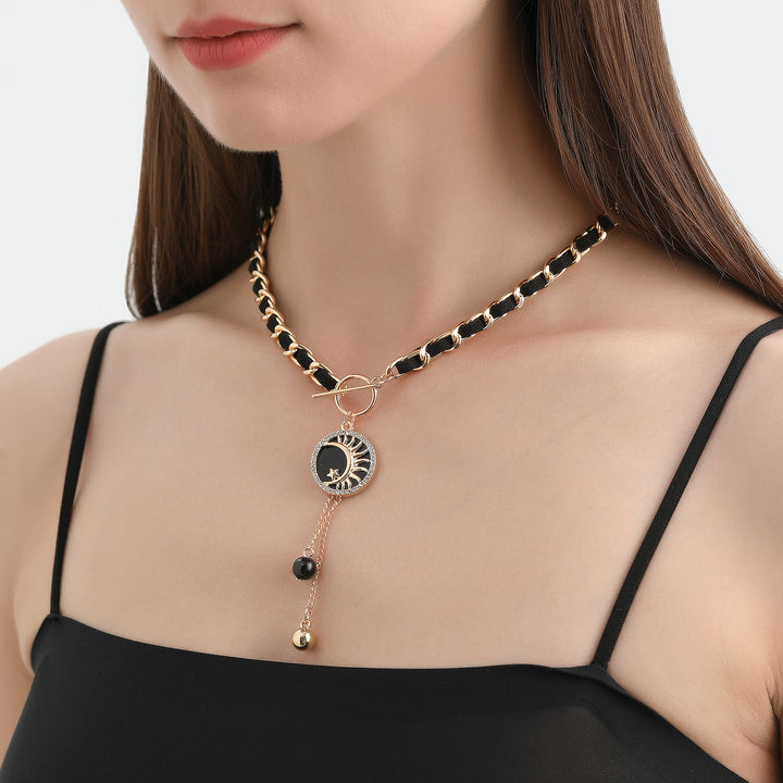 Collana girocollo in velluto nero Olivenorma