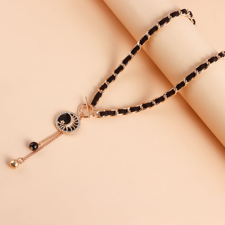 Collana girocollo in velluto nero Olivenorma