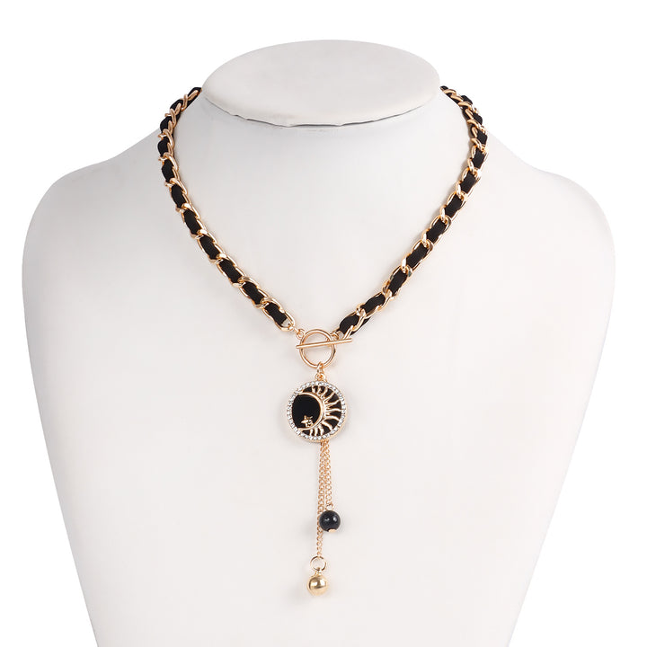 Collana girocollo in velluto nero Olivenorma