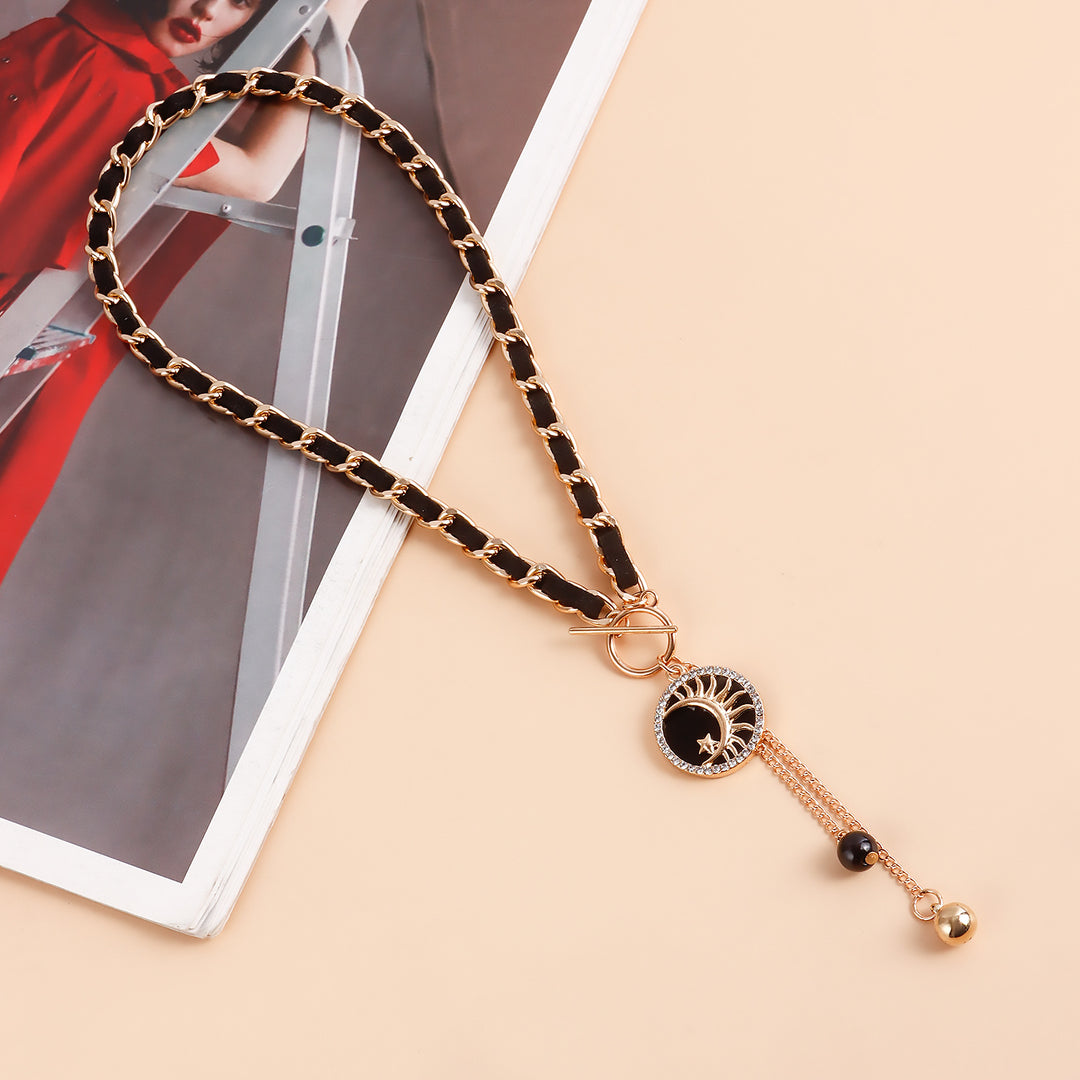 Collana girocollo in velluto nero Olivenorma