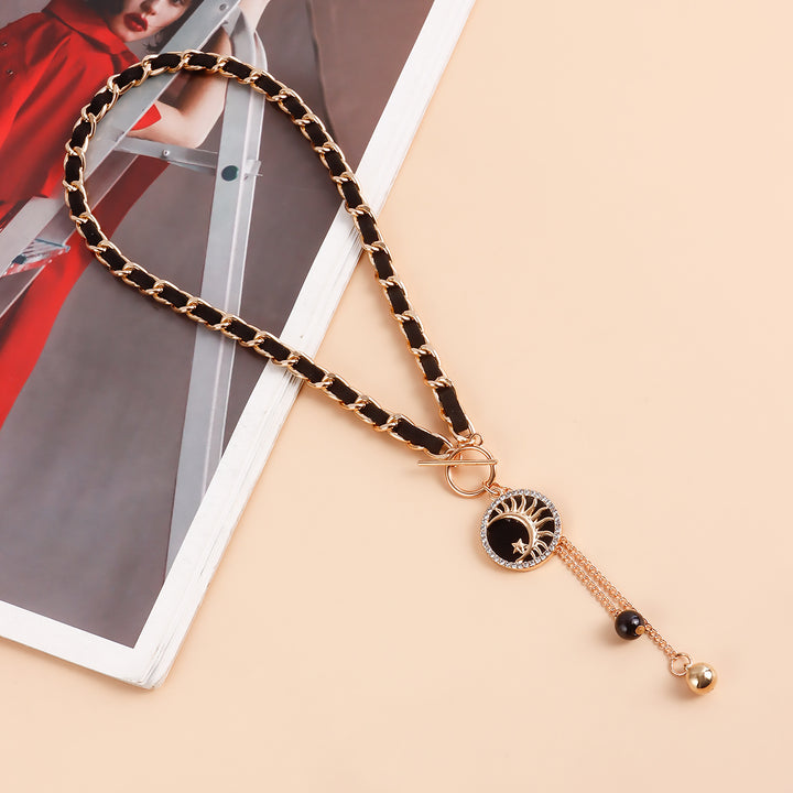 Collana girocollo in velluto nero Olivenorma