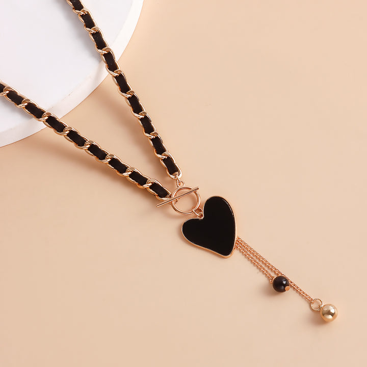 Collana girocollo in velluto nero Olivenorma