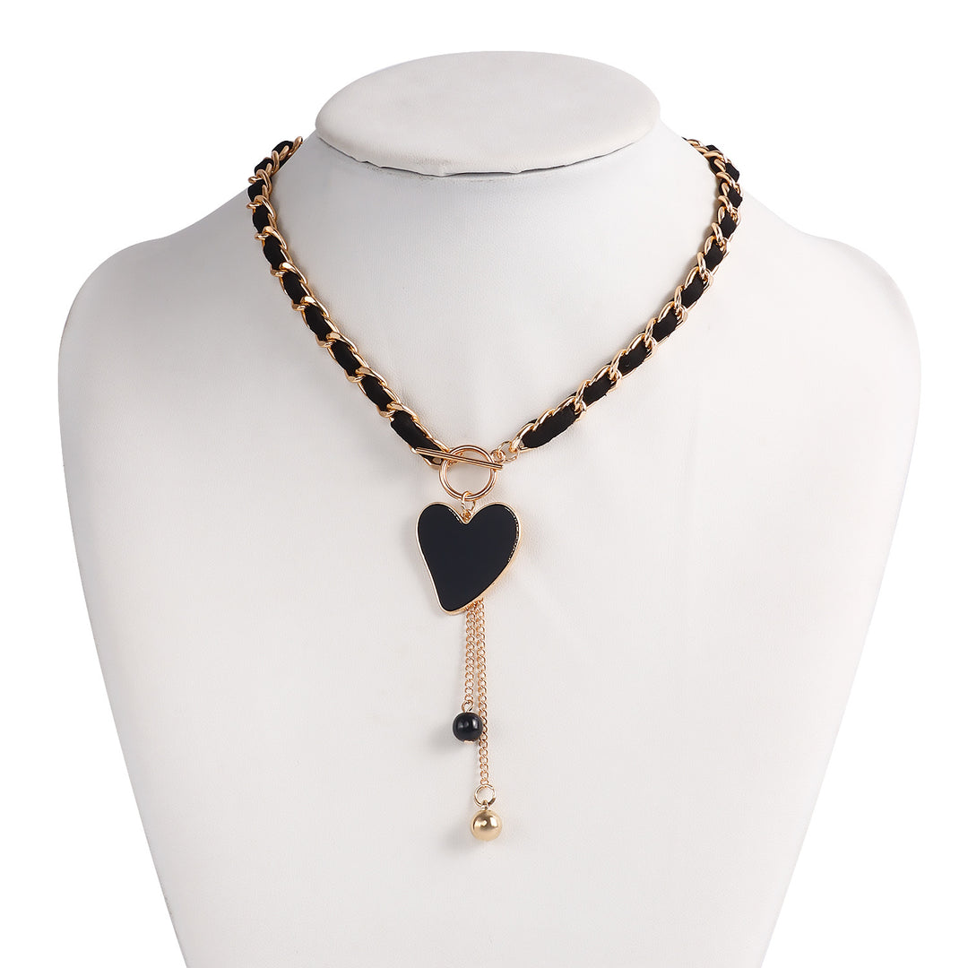 Collana girocollo in velluto nero Olivenorma