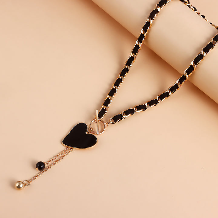 Collana girocollo in velluto nero Olivenorma