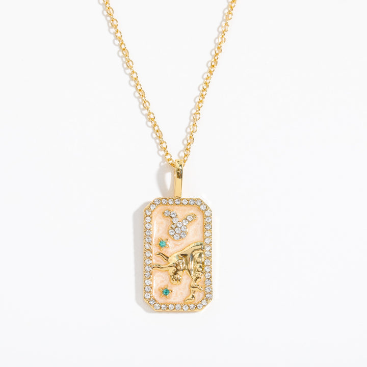 Collana con tarocchi Olivenorma e zirconi zodiacali