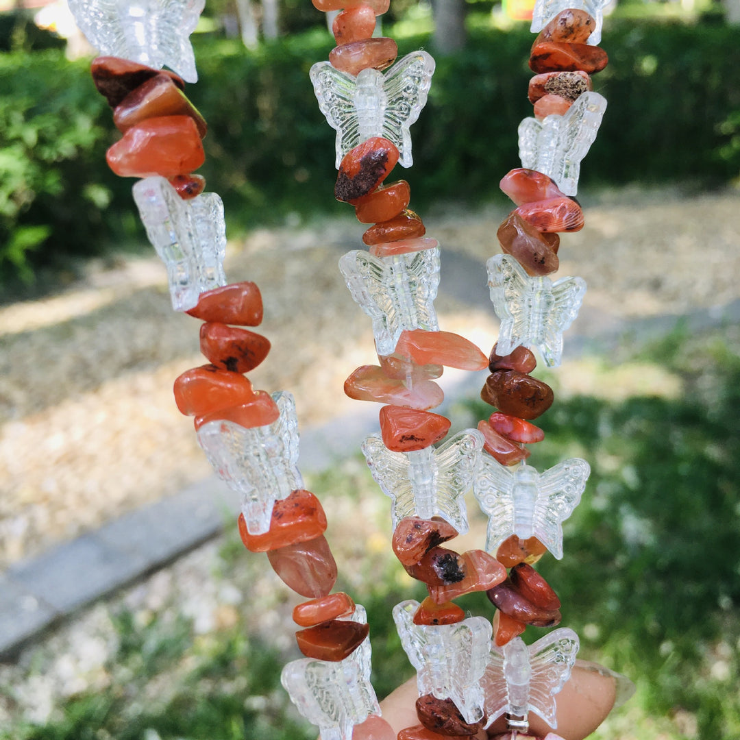 Olivenorma Albero della vita Campanello a vento in agata di cristallo