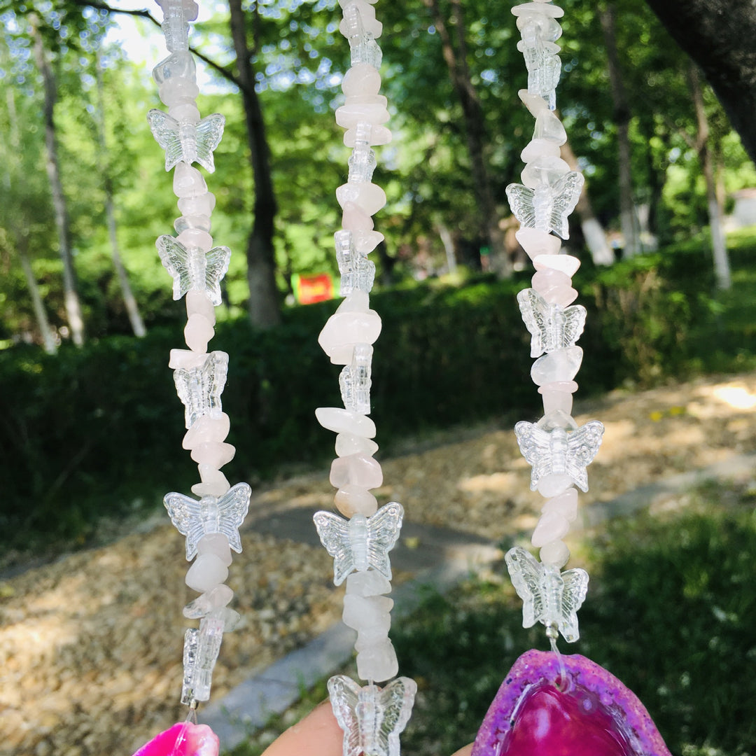 Olivenorma Albero della vita Campanello a vento in agata di cristallo