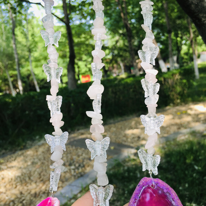 Olivenorma Albero della vita Campanello a vento in agata di cristallo