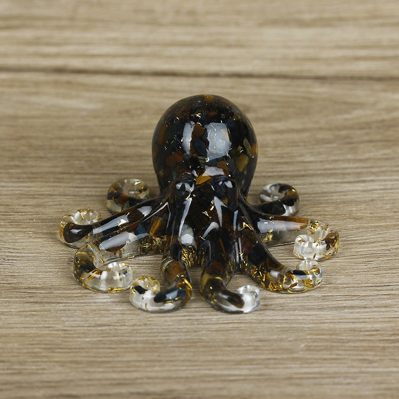 Ghiaia di cristallo naturale Olivenorma Decorazione di pietra preziosa di polpo 