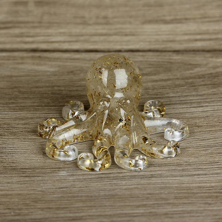 Decorazione in pietra preziosa di cristallo di polpo Olivenorma Deep Sea Wisdom - Cristallo trasparente - Con carta - image 20