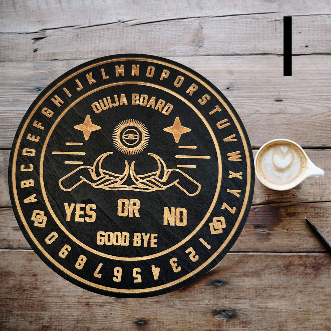 Decorazione ornamentale per tarocchi con tavola energetica in legno Olivenorma