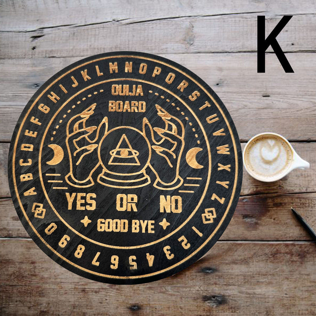 Decorazione ornamentale per tarocchi con tavola energetica in legno Olivenorma