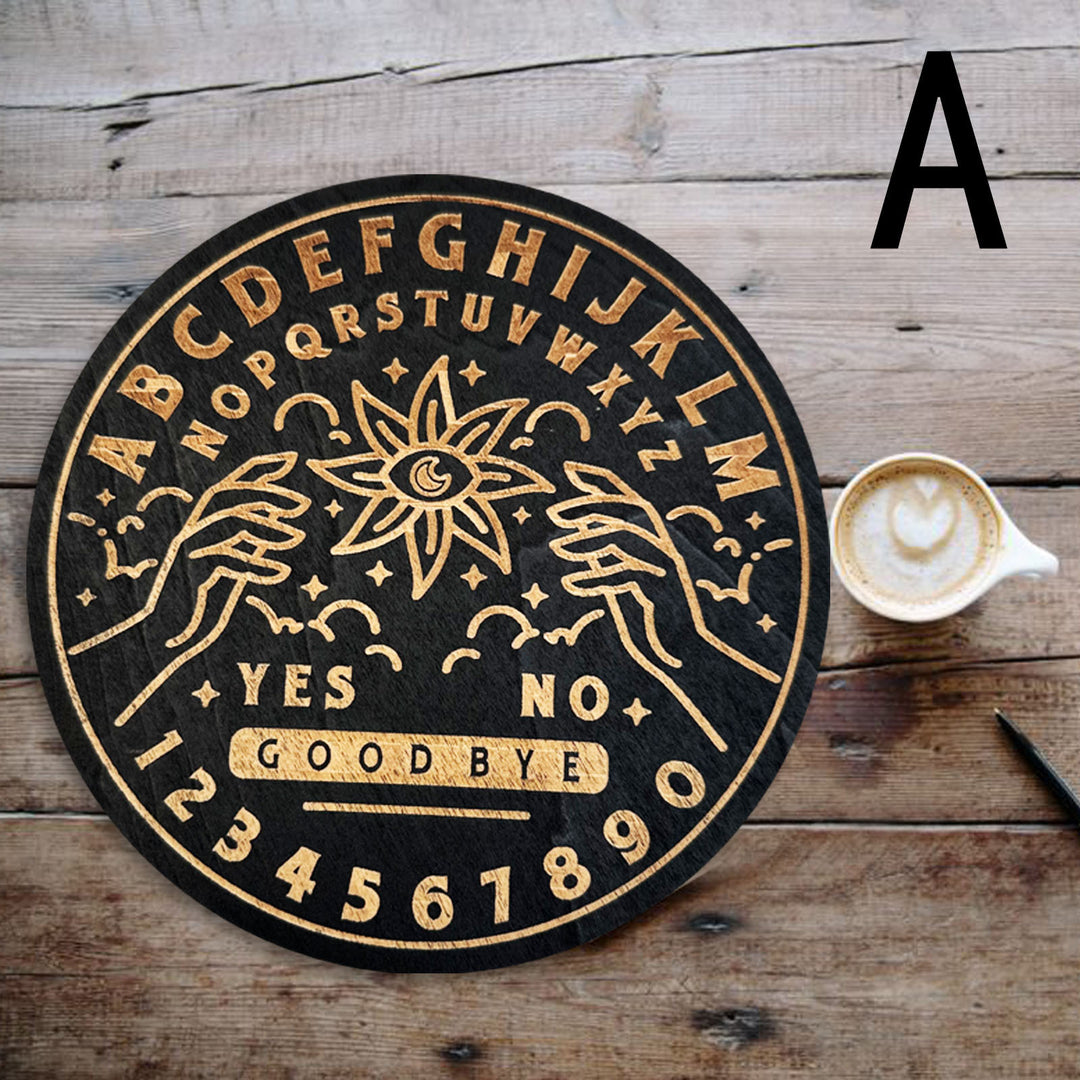 Decorazione ornamentale per tarocchi con tavola energetica in legno Olivenorma