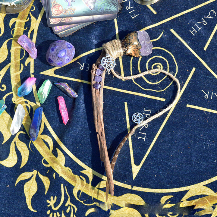 Olivenorma Weird Branches Celtic Knot Accessori Bacchette di cristallo della strega