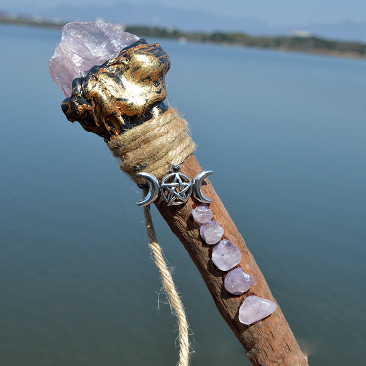 Olivenorma Weird Branches Celtic Knot Accessori Bacchette di cristallo della strega