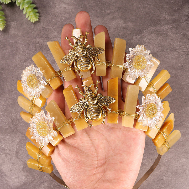 Decorazione a forma di scimmia con margherita Olivenorma e corona di cristallo