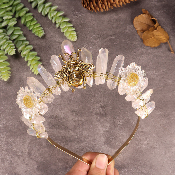 Decorazione a forma di scimmia con margherita Olivenorma e corona di cristallo