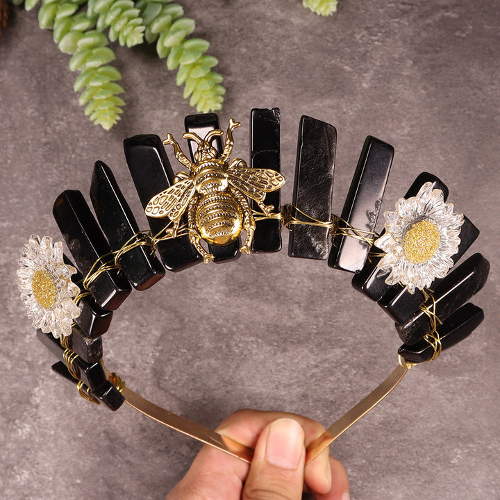 Decorazione a forma di scimmia con margherita Olivenorma e corona di cristallo