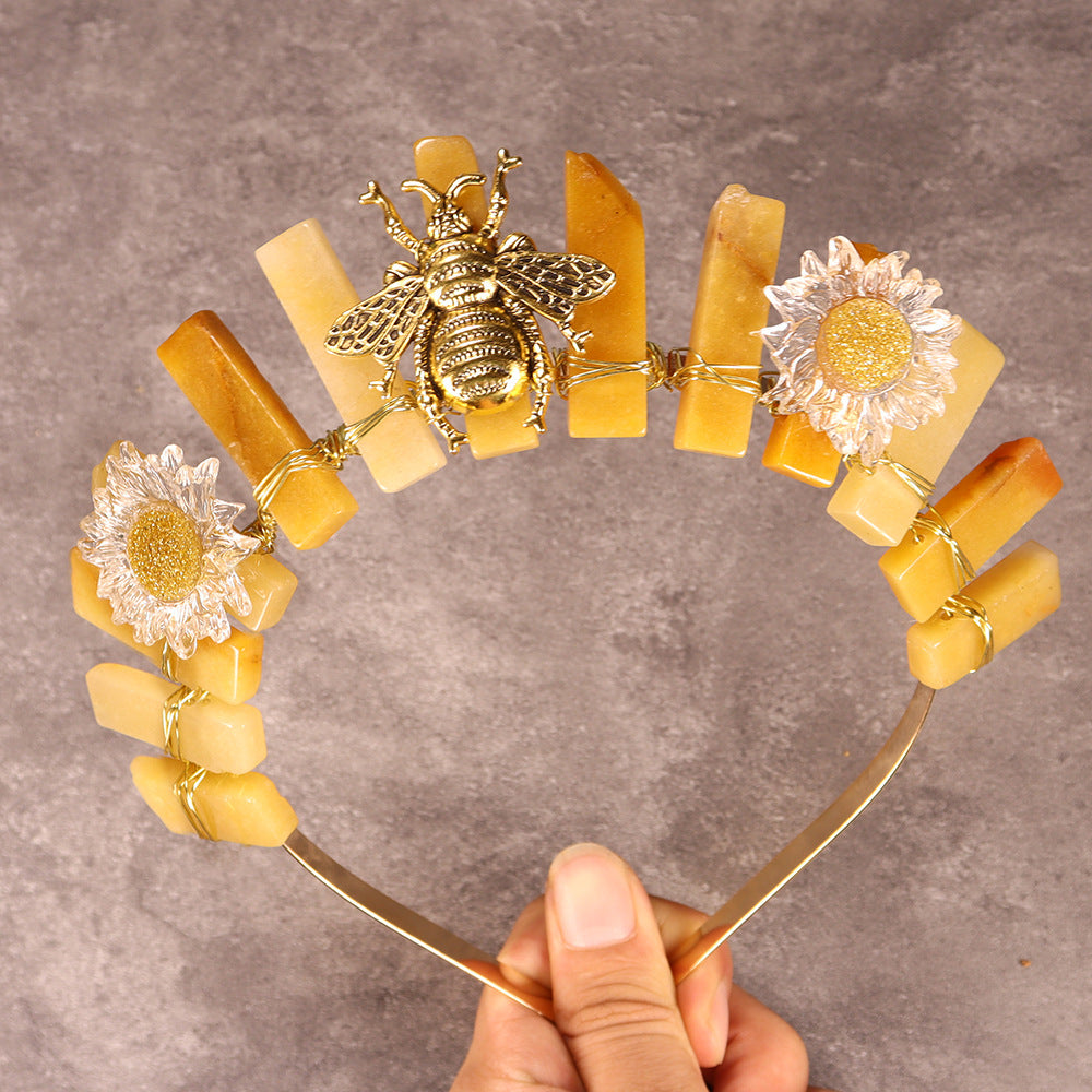 Decorazione a forma di scimmia con margherita Olivenorma e corona di cristallo