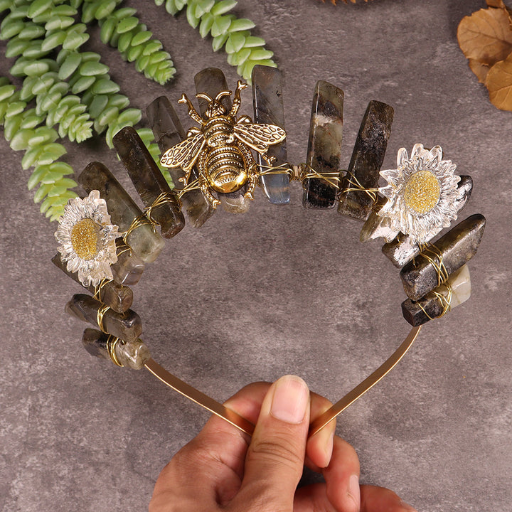 Decorazione a forma di scimmia con margherita Olivenorma e corona di cristallo