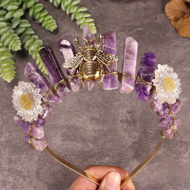 Decorazione a forma di scimmia con margherita Olivenorma e corona di cristallo