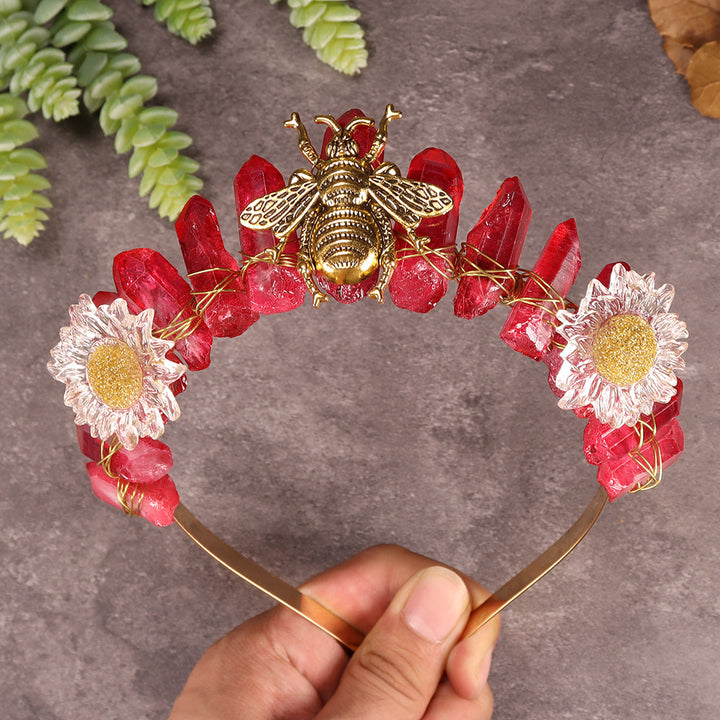 Decorazione a forma di scimmia con margherita Olivenorma e corona di cristallo