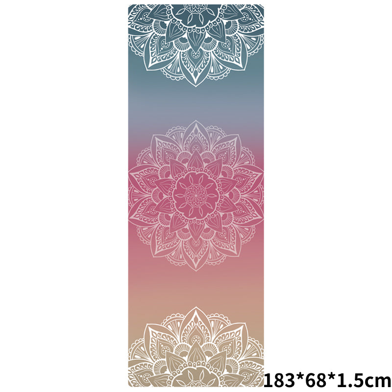 Tappetino yoga Olivenorma in gomma scamosciata sottile e comoda 