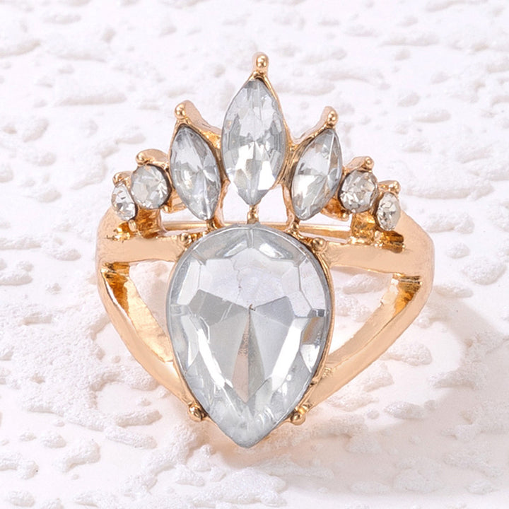 Olivenorma "Natural Beauty" - Elegante anello di zirconia di alta qualità con corona