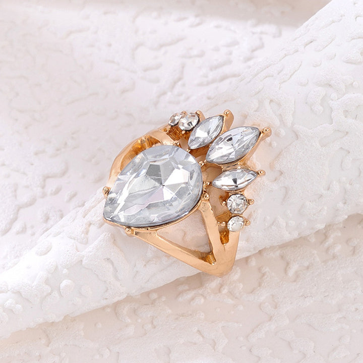 Olivenorma "Natural Beauty" - Elegante anello di zirconia di alta qualità con corona