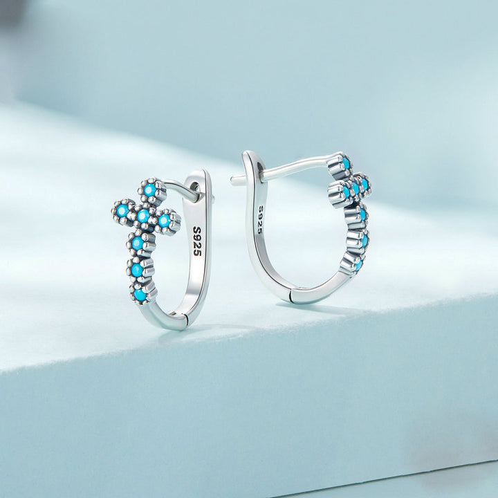 Orecchini Olivenorma in argento Sterling S925 turchese