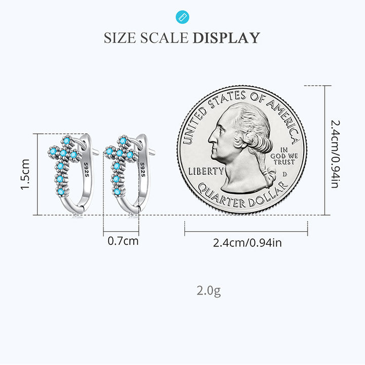 Orecchini Olivenorma in argento Sterling S925 turchese