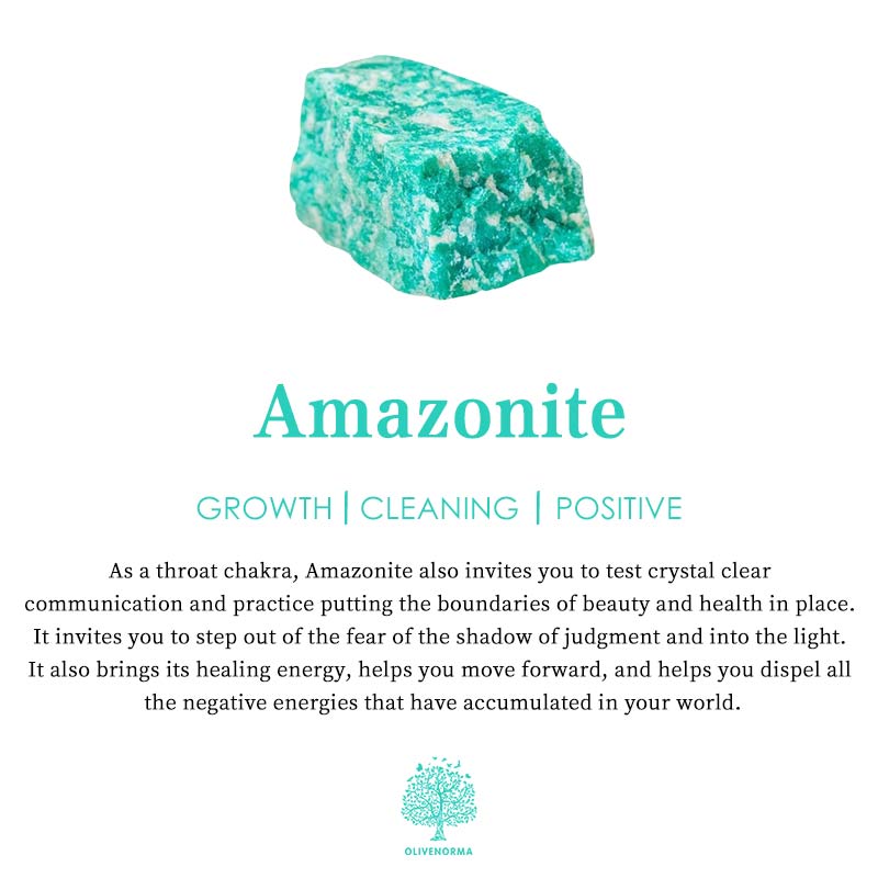 Olivenorma Amazzonite Pietra Naturale Grezza Pietra
