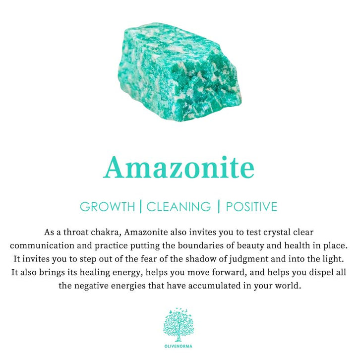Olivenorma Amazzonite Pietra Naturale Grezza Pietra