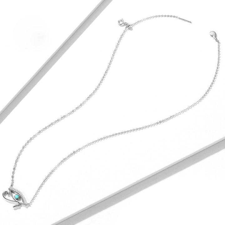 Collana Olivenorma Occhio di Horus Opale Argento Sterling S925