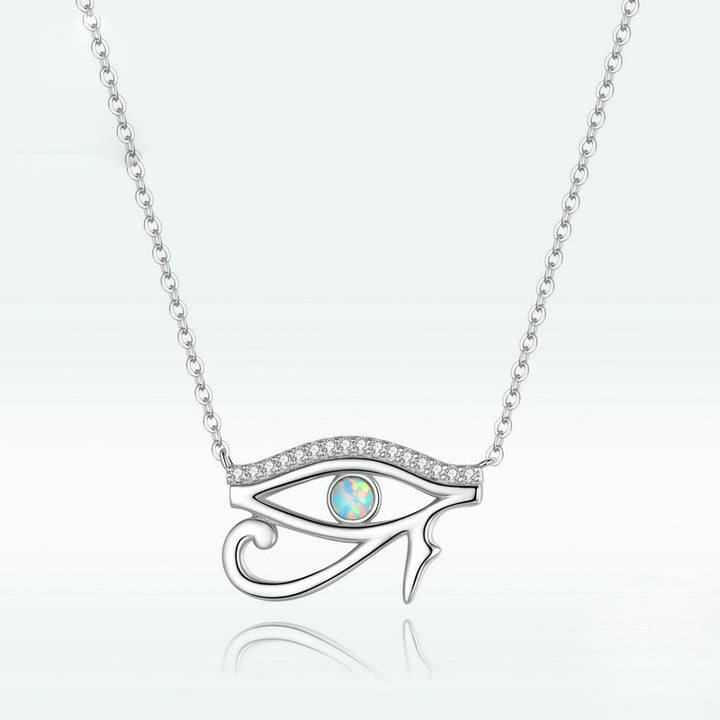 Collana Olivenorma Occhio di Horus Opale Argento Sterling S925