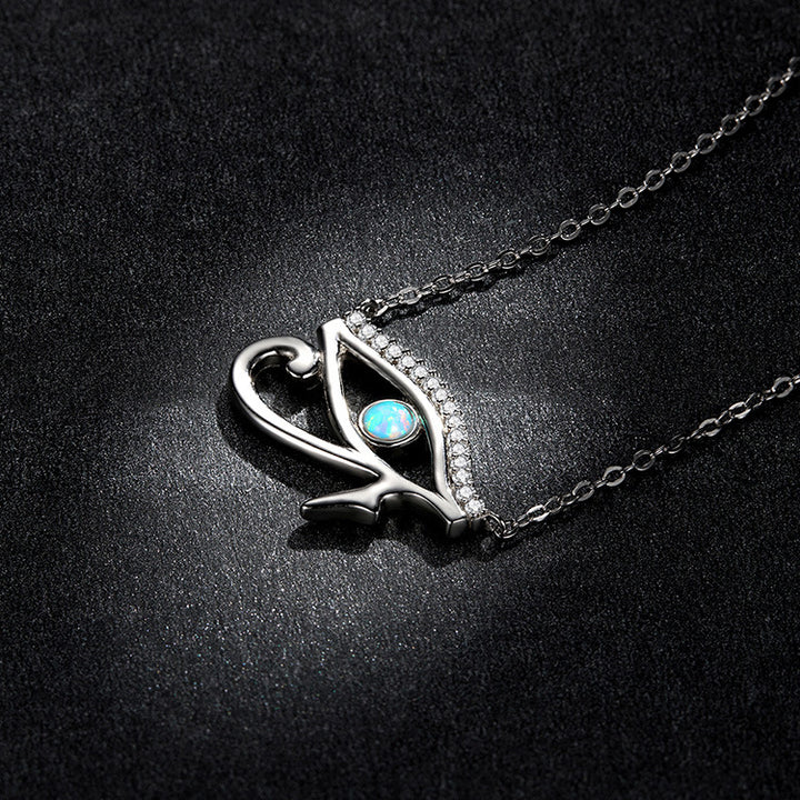 Collana Olivenorma Occhio di Horus Opale Argento Sterling S925