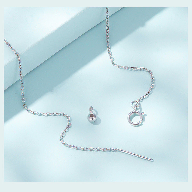 Collana con ciondolo in argento sterling Olivenorma con lacrime di malocchio 