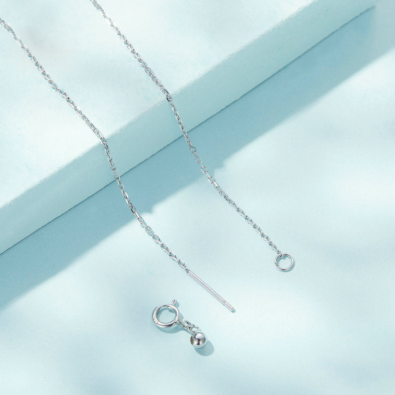 Collana con ciondolo in argento sterling Olivenorma con lacrime di malocchio 