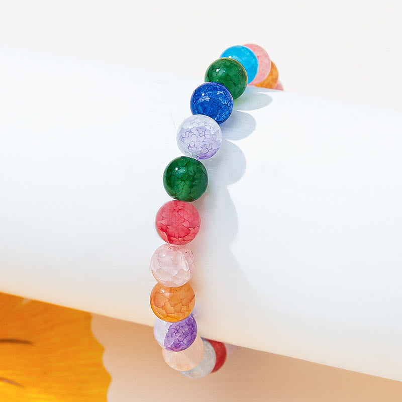 Olivenorma Braccialetto Occhio di Gatto Colorato per la Festa della Mamma