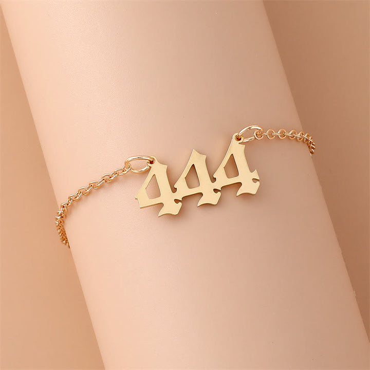 Bracciale in acciaio inossidabile con numero angelico Olivenorma 